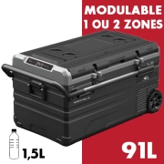 Glacière modulable 91L à compression 12/24V EZA Blizz-E Flex 91