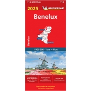 Carte Michelin BENELUX 2025