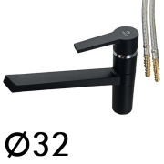 Robinet mitigeur ARGO Ferrara 2650 noir sans contacteur