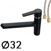 Robinet mitigeur ARGO Ferrara 2650 noir sans contacteur