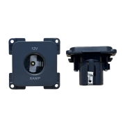 Prise 12V allume-cigare 20 mm grise