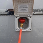 Lyre  gaz raccord rapide 3/5m CADAC