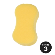 Lot de 3 ponges de nettoyage automobile