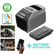 Climatiseur Portable Ecoflow Wave 3 et batterie supplémentaire Wave 2-3