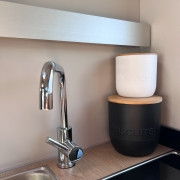 Boîte à café avec couvercle
