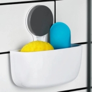 Porte savon blanc  ventouse