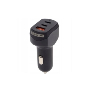 Prise allume-cigare triple USB-A / 2 USB-C 30W