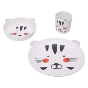Lot de vaisselle Mlamine 3 pices pour Enfant