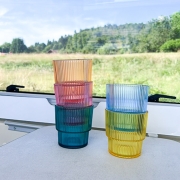 Lot de 5 verres 325ml colors