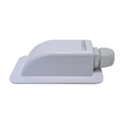 Passe cble simple tanche blanc