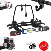 Porte-v�los coulissant sur attelage EUFAB SD260 noir