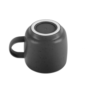 Tasse Cappuccino Mlamine Dolomit Anthracite 25cl anti-drapant BRUNNER