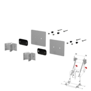 Kit fixation infrieur Carry Bike Motor Lift 77 FIAMMA