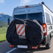 Housse porte-v�los d'attelage 2 v�los �lectriques