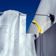Cabine de douche extrieur portable