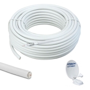 C�ble coaxial blind� pour antenne TV mobile au mL