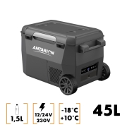 Glacière 45L à compression 12/24V et 230V ANTARION