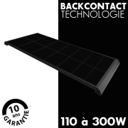 Panneaux solaires MSBC Back Contact Full Black de 110W  300W MESTIC