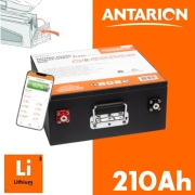 Batterie Lithium 12V POWER + 210AH sous sige
