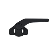 Verrou de fentre  bouton pressoir Polyplastic
