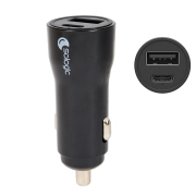 Prise allume-cigare USB-A USB-C 12W