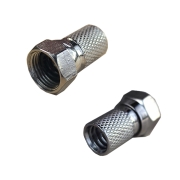 Fiche F 7 mm  visser pour cble coaxial