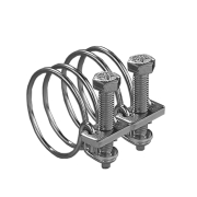 2 colliers pour tuyau annel maxi 25mm