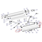 Embouts de faade store 5200 blanc THULE