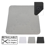Tapis de douche antidérapant ventouses 53 x 53