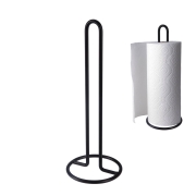Porte essuie-tout Métal Noir
