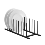 gouttoir  assiettes en mtal noir