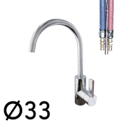 Robinet COMET Lucca chrome rond