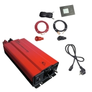 Chargeur convertisseur 500W Pur Sinus 12V/230V avec MPS EZA