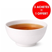 Bol en m�lamine blanc STRIA