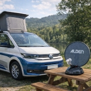 Antenne satellite automatique portable ALDEN Vansat 60 HD Platinium