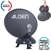 Antenne satellite automatique portable ALDEN Vansat 60 HD Platinium