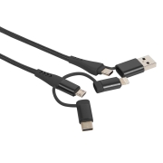 Câble de charge et transfert de données multi USB 2m