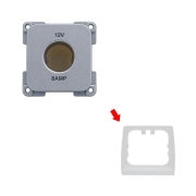 Prise 12V allume-cigare C-Line argent�e