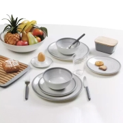 Lot de vaisselle Brunner 8 pièces Bellagio mélamine Tête-à-Tête