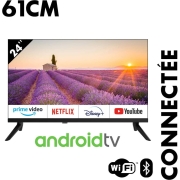 Smart TV LED HD 61cm 24 pouces 12V EQUINOXE