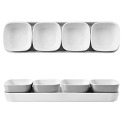 Plateau ap�ritif BRUNNER en m�lamine 5 pi�ces amovibles