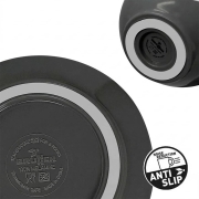 Lot de 2 tasses Espresso M�lamine Venetian noir 10 cl anti-d�rapantes BRUNNER