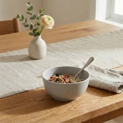 Bol m�lamine 15cm Dolomit Blanc anti-d�rapant BRUNNER