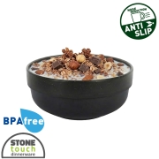 Bol m�lamine 15cm Odette Double Black anti-d�rapant BRUNNER