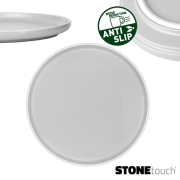 Assiette ronde M�lamine 25cm DOLOMIT Blanc