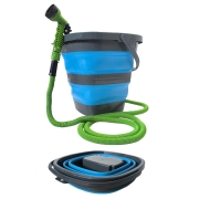 Seau pliable avec pompe et pistolet int�gr�es 15 L TRIGANO