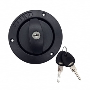 Coupelle eau noire �40mm verrouillable avec bouchon et 2 cl�s