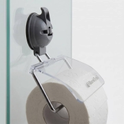 D�rouleur papier toilette transparent � ventouse