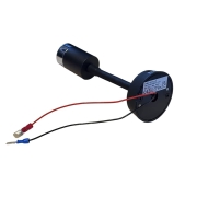 Spot LED noir argent� flexible 12V avec USB