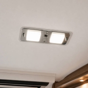 Plafonnier LED rectangle 12V miroir